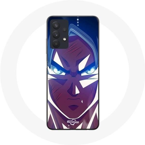 Funda - Dragon Ball - Samsung Galaxy A32 5G - Flexible - Blanca - Rostro Enfadado De Goku-image