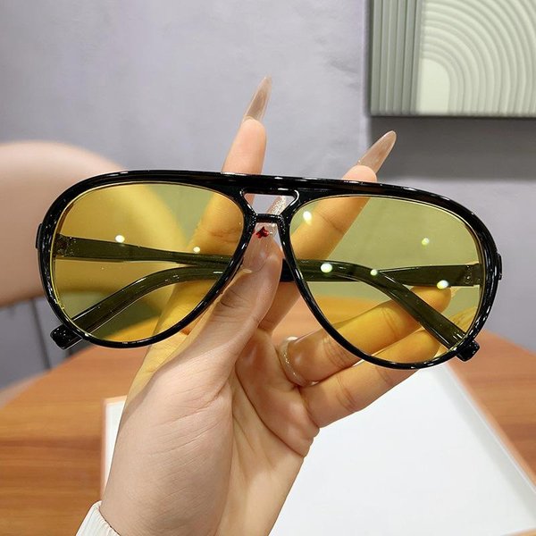 Polaryzacyjne Ochrona UV Lekkie Wygodne TrwałE Wysoka Jakość Stylowe Ponadczasowe Damskie MęSkie Okulary PrzeciwsłOneczne Ropucha 1PC Brown-image