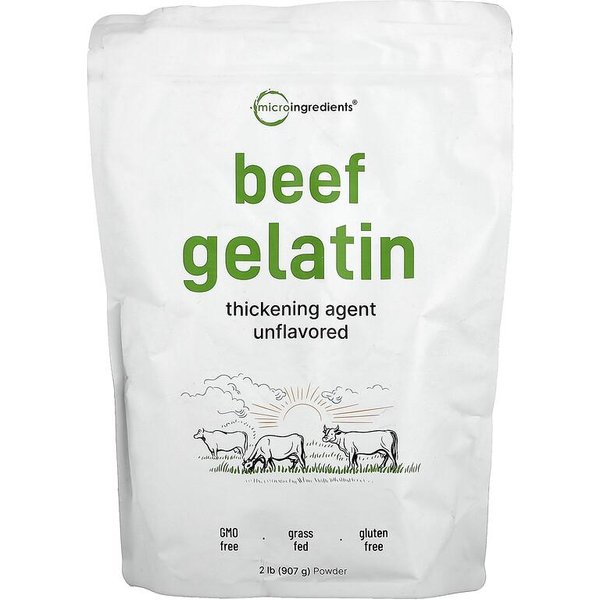 Gelatina En Polvo De Res, Sin Sabor, 2 Lb (907 Gramos)-image
