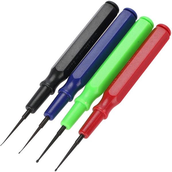Juego De 4 Piezas Aceitera Lubricante Pluma De Aguja Lubricadora De Aceite Herramienta De ReparacióN De Relojes Green-image