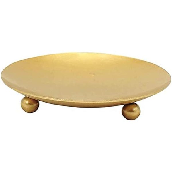 Portavelas Bandeja Base Hierro Negro Oro Fiesta Boda Vacaciones Banquete Decorativo Portavelas Arte Regalo Copa Accesorios Para Velas Oro-image