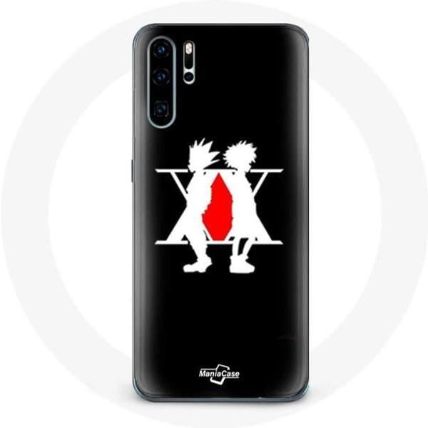 Funda Para Huawei P30 Hunter X Hunter Logo Manga Fondo Negro-image