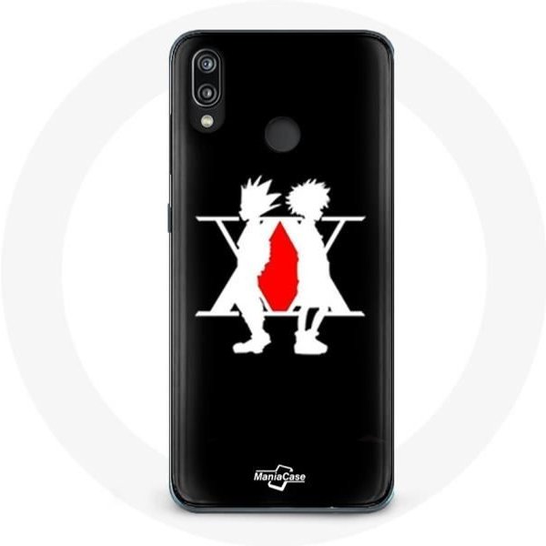Funda De ProteccióN - Hunter X Hunter - Huawei P20 Lite - Flexible - Negra - Logo Manga Negro-image