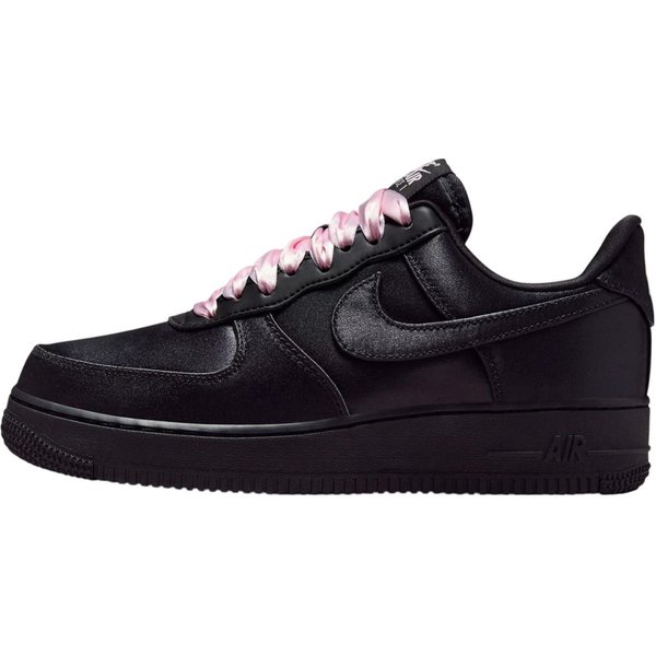 Damskie Sneakersy Nike Air Force 1 Low '07 LV8 Czarne Satynowe IH2034-010 37.5 Czarny-image