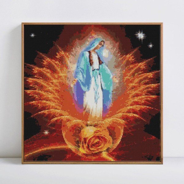 5D DIY Diament Haft PełNe OkrąGłE Kobiety Diament Malarstwo Mozaika ŚCiegu 40X40Cm-image
