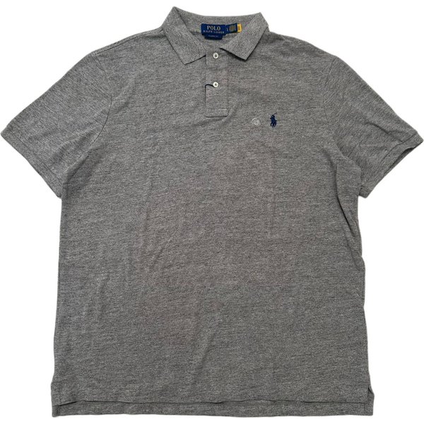 Polo Ralph Lauren SS26 BawełNiana Koszulka Polo Z KróTkim RęKawem Z Haftowanym Logo Edycja Klasyczna MęSkie Topy 710534735-035 L Gray-image