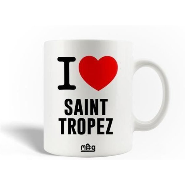 Taza - Maniacase - Amo Saint Tropez - CeráMica - 30Cl - Apta Para Lavavajillas-image