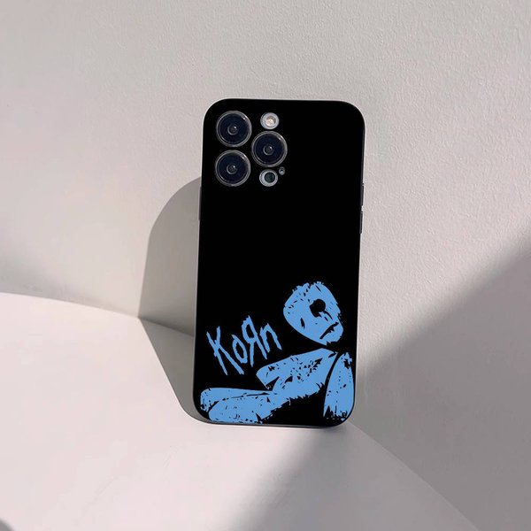 Etui Na Telefon K-KORN Czarny Matowy Silikonowy Etui Na Telefon Dla Iphone 17 Air 16 15 14 13 12 11 Pro Max MięKki Pokrowiec TPU Iphone 15 Plus-image