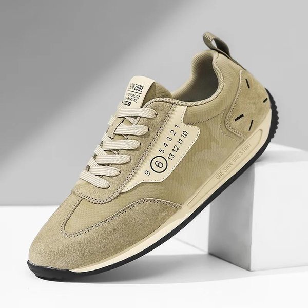 Zapatos Para Hombre, Zapatillas Deportivas, Tenis Masculinos, Zapatos De Lujo, Zapatillas Casuales Para Hombre, Zapatillas De Deporte Transpirables De Moda, Zapatillas Para Correr Para Hombre 43 Beige-image