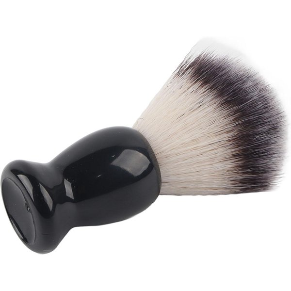 Brocha De Afeitar Para Hombres Cepillo Para Recortar Barba Y Bigote Pelo De Nailon Herramienta De Afeitado Para BarberíA-image