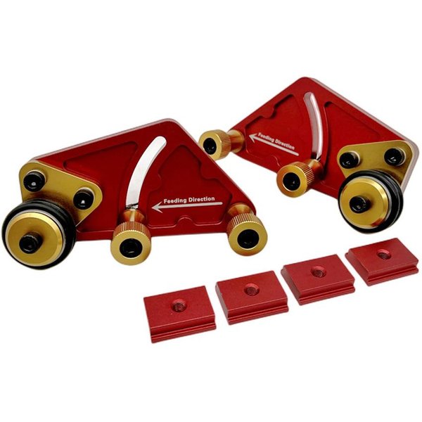 1 Par De Rodamientos Para CarpinteríA, Alimentador De Rodillos, Sierras De Mesa, Rodamiento, Rueda, Alimentador De PresióN, AleacióN De Aluminio Varios Colores-image