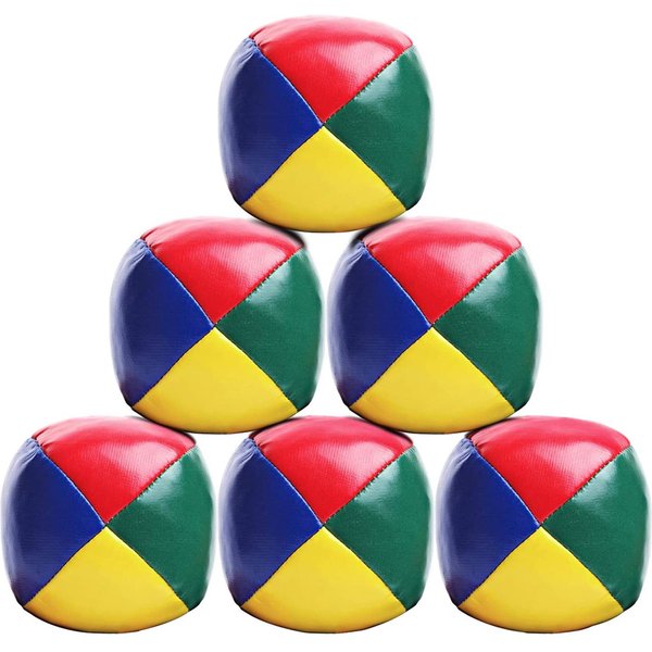 6 Piezas Bola De Malabares Suave Y Duradera Set De Bolas De Malabares Para Principiantes Aprender A Hacer Malabares Kit Para Principiantes Circo NiñOs NiñOs Juguete Para Exteriores-image