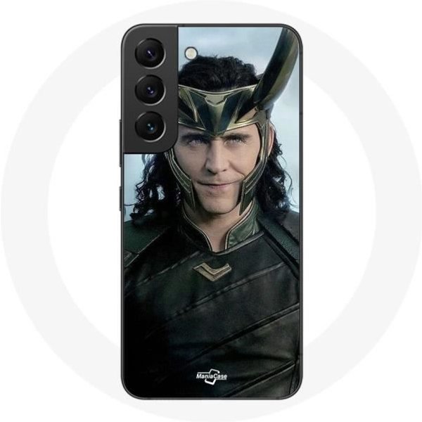 Funda - Maniacase - Samsung Galaxy S22 - Flexible - Negro - Loki Thor Ragnarok Negro-image