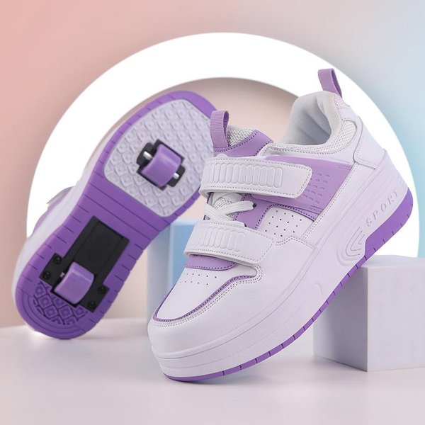 Patines Para NiñOs Con Ruedas Dobles, Desmontables, Para Adolescentes, Hombres Y Mujeres, Patines De Ruedas Dobles 33-image