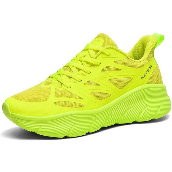 Zapatillas De Correr Para Hombre Talla Grande 47 Nuevas Zapatos De Exterior De Verano OtoñO Zapatillas Casuales Zapatos De Lujo Con Suela Gruesa 43 Amarillo-image