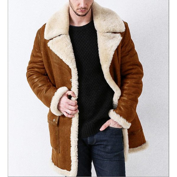 Chaqueta De Hombre Chaqueta Gruesa De OtoñO E Invierno Abrigo CáLido Abrigo De AlgodóN 5XL Black-image