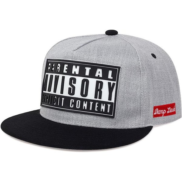 Nowa Czapka Haftowana Street Dance Hip Hop Outdoorowa Rekreacyjna Daszek PłAskie Rondo Czapka Baseballowa Unisex Black-image
