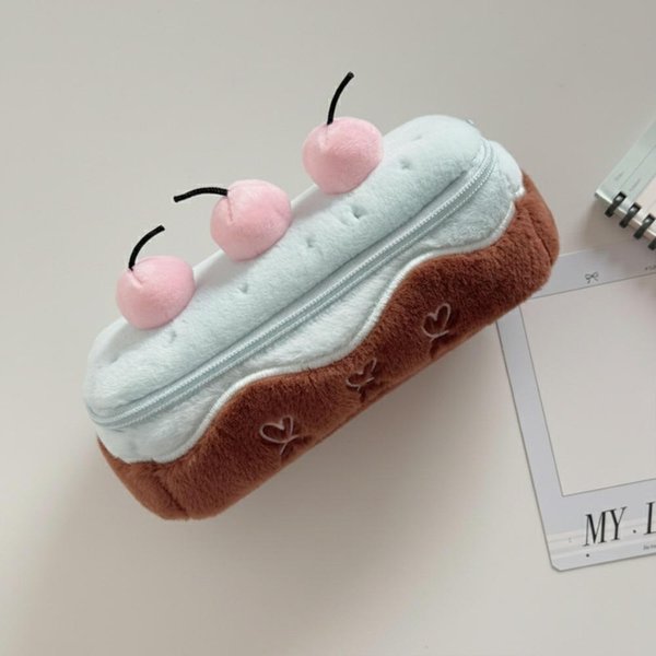 Estuche De Peluche Gran Capacidad Estuche Para LáPices Kawaii Bolsa Organizadora De PapeleríA Escolar Oficina-image