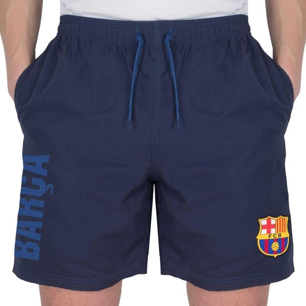 MęSkie Spodenki Poliestrowe FC Barcelona XXL Kolor Granatowy-image