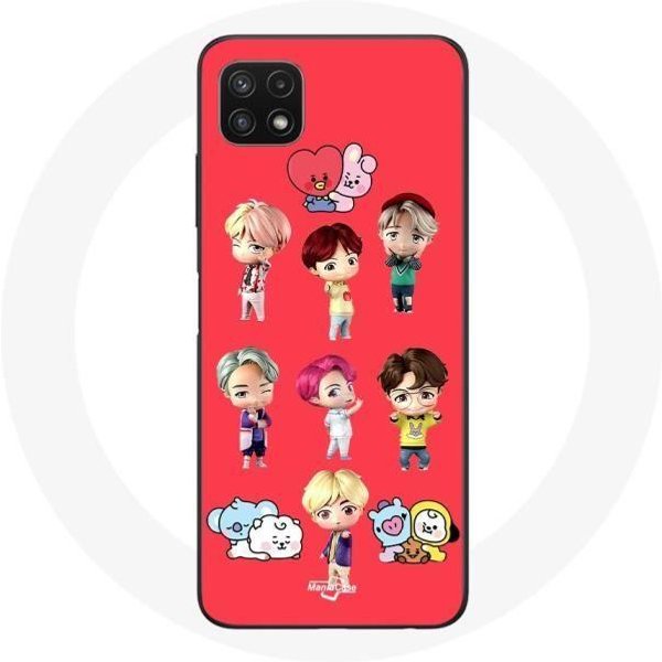 Funda Para Samsung Galaxy A22 5G BTS Tinytan Animation BT21 PóSter-image
