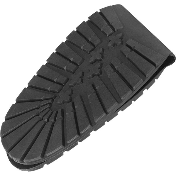 Botas Zapatos Antideslizantes Suelas De TacóN Delanteras Suelas De Goma Mute Accesorios De ReparacióN De Zapatos (Suelas Del TalóN) Forefoot Negro-image