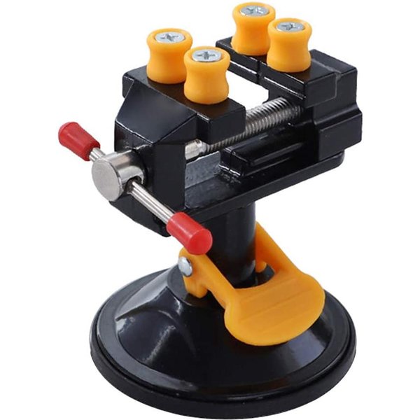 Mini Abrazadera De Tornillo De Banco De SuccióN, Base De VacíO De Tornillo De Mesa Universal, Giratoria De 360 Grados Para Bricolaje With Support Columns-image