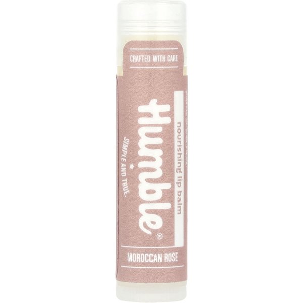 Humble Brands, Nourishing Lip Balm, Moroccan Rose, 0.15 Oz (4.25 G) White-image