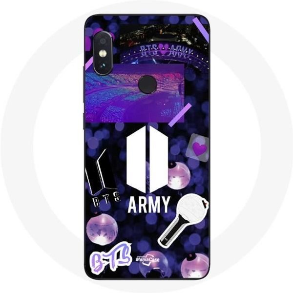 Funda Para Xiaomi Redmi Note 5 Pro Bangtan Sonyeondan BTS Logo Army Bomb Lightstick-image