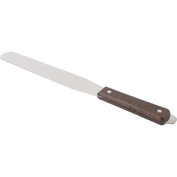 EspáTula Recta Para Glaseado Acero Inoxidable Mango De Madera EspáTula Para DecoracióN De Pasteles Glaseado Para Hornear-image