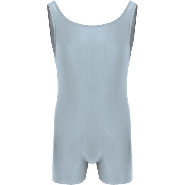 MęSkie Bez RęKawóW RozciąGliwe JednoczęśCiowe Sportowe Body Na SiłOwnię MęSkie Trykoty Gimnastyczne Do TańCa Biketard Unitard 3XL-image