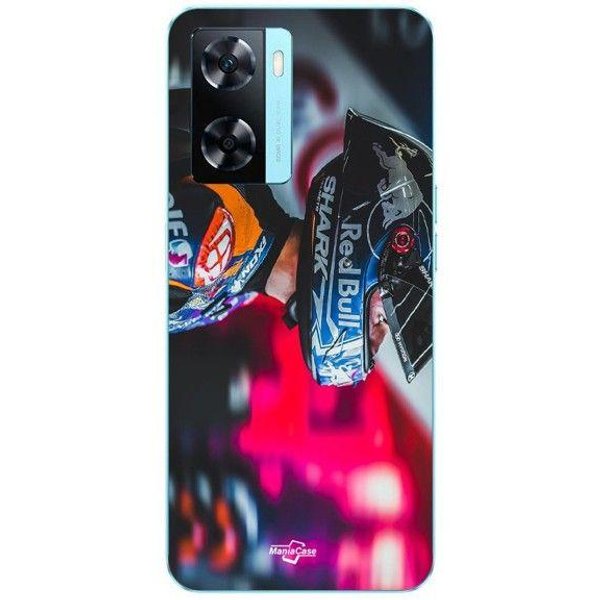Funda Para Oppo A57S 4G Miguel Oliveira Moto GP Fondo Oscuro Maniacase Negro-image
