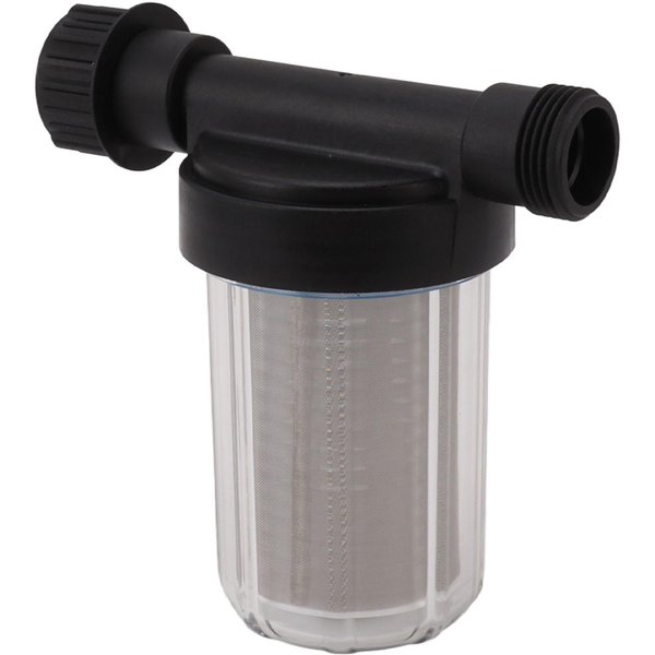 Filtr WężA Ogrodowego G3/4 Filtr Siatkowy Do Pompy Wodnej Filtr Ze Stali Nierdzewnej Filtr Przezroczysty Black-image