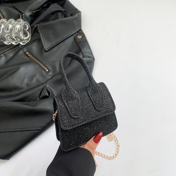Bolso De Moda, Bolso Moderno Y Hermoso, Nuevo Bolso Bandolera Informal De Un Solo Hombro, PequeñO Bolso Cuadrado Gray-image