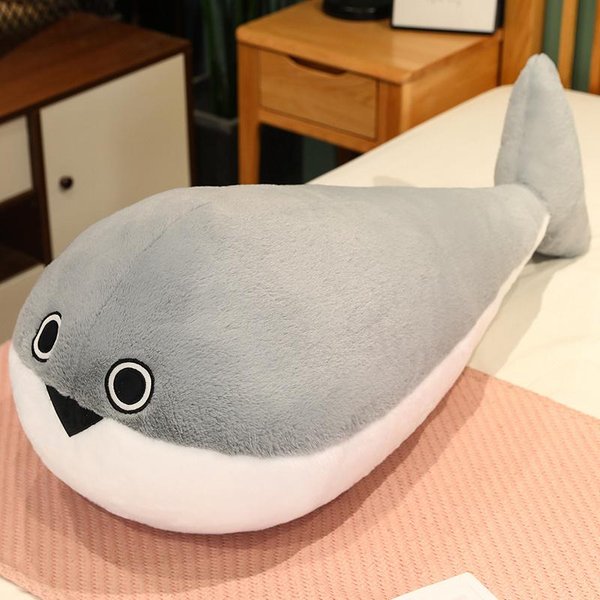 Kawaii ŻółW Sakaban Sacabambaspis Janvieri Pluszowa Zabawka Wypchana Szara Lepisosteus Oculatus Zwierzę Wodne Pluszak Peluche Prezent 100Cm-image