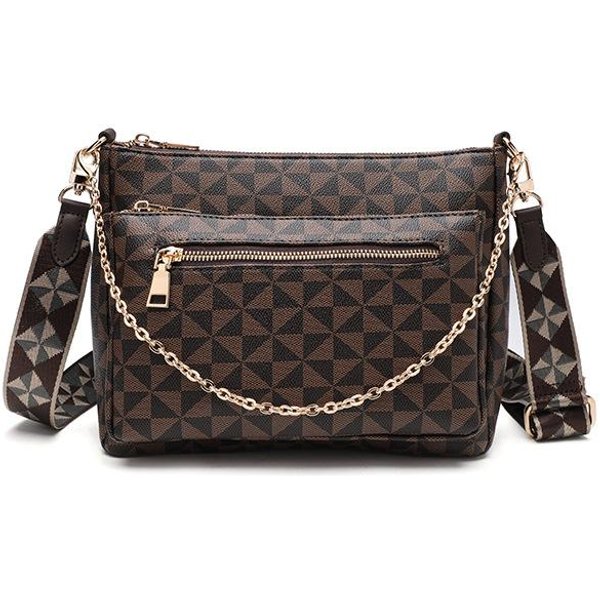Moda Retro Nuevo Bolso Cruzado De Un Solo Hombro Bolso Sobre Bolso De Cadena Ancha Para Hombro Bolso De Axila Casual Para Mujer-image