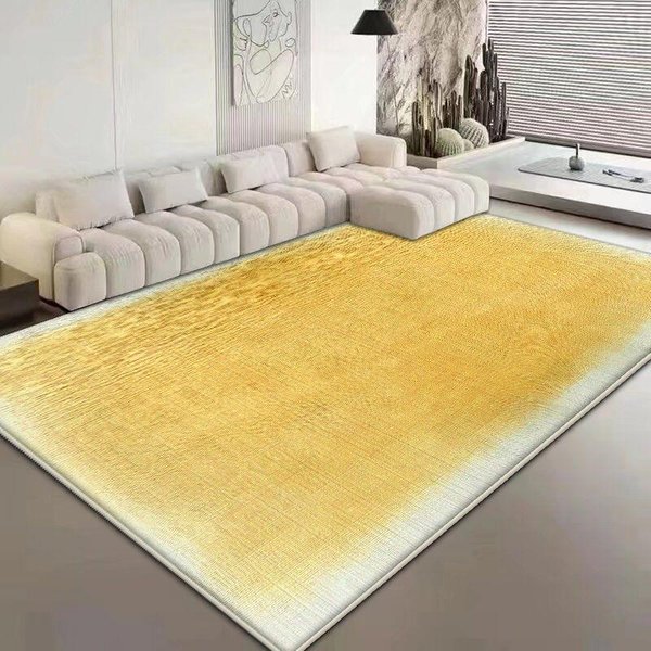 Alfombra Moderna Grande Para Sala De Estar De Color SóLido Estilo Simple Antideslizante Alfombra Para Mesa De Sofá FáCil De Limpiar DecoracióN De Dormitorio Alfombra De HabitacióN Esponjosa 200*230Cm-image