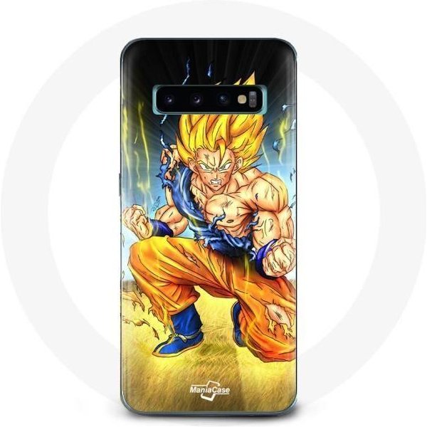 Funda Para Samsung Galaxy S10 Edge Su Goku Dragon Ball Cuerpo Enojado-image