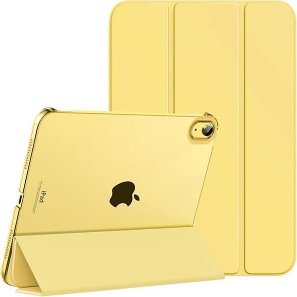 Do Ipad 11. Generacji A16 Ipad 12. Generacji 11-Calowy Etui Na Tablet Ipad 10. Generacji 10.9 7., 8., 9., 10.2 Stojak Twarda Tylna Pokrywa Z Funkcją Auto Wake/Sleep Ipad 9Th 10.2Inch żółTy-image