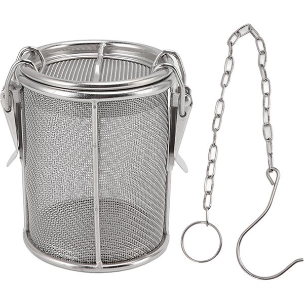 Infusor De Té De Acero Inoxidable Colador De Especias Y Condimentos De Acero Inoxidable Con Gancho De Cadena Extendida-image