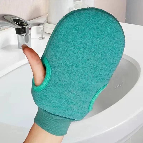 Guantes Exfoliantes Para Ducha Piel Muerta BañO Ducha Spa Masaje Toalla De BañO Corporal Espuma SPA Limpieza Corporal Masaje De Espalda-image