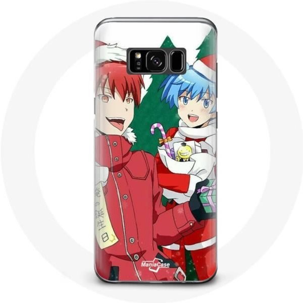 Funda Para Samsung Galaxy S8 Plus Karma Y Nagisa Assassination Classroom Anime DíA De Navidad-image