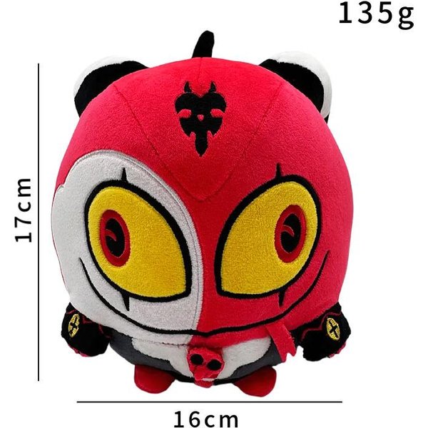 Nowa Pluszowa Zabawka Helluva Boss Anime Blitzo Stickie Stolas Tex Fizzarolli KreskóWka Lalka Peluche MięKka Wypchana Przyjaciel FanóW Prezent Red-image