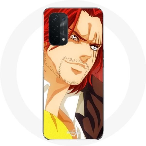 Funda - Maniacase - Oppo A74 5G - Shanks One Piece Manga - Silicona - Flexible Negro-image
