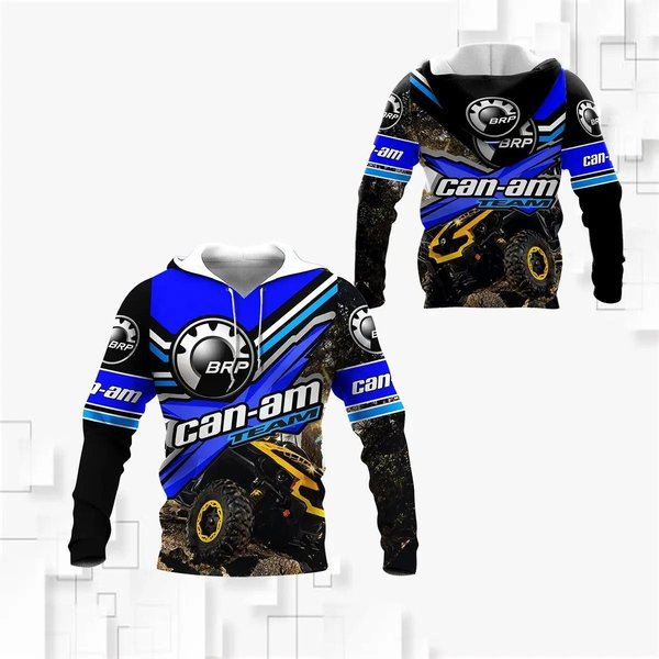 Brp Can-Am 3D Print Pullover Najnowszy SamochóD WyśCigowy Terenowy Unikalny MężCzyźNi/Kobiety Przytulne Harajuku Casual Streetwear Bluzy Z Kapturem Bluzy Z Kapturem 4XL-image