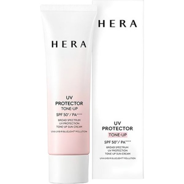 Hera UV Protector Tone-Up Krem Do Opalania RozjaśNiająCy SPF50+ Pa++++ 50Ml White-image