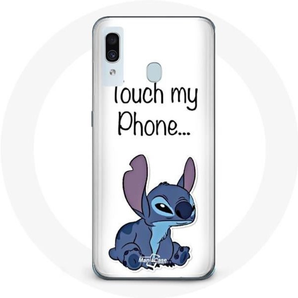 Funda - Samsung - Galaxy A20 - Lilo Y Stitch - Flexible - Lindo - Blanco Blanco-image