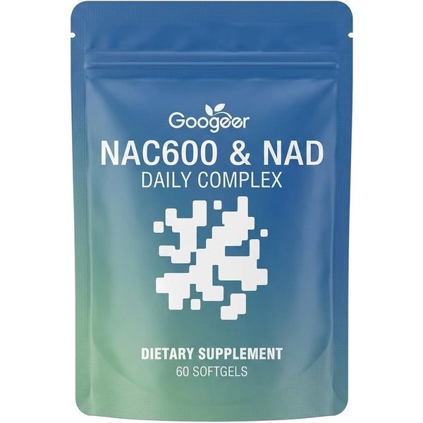 NAC 600 Y Complejo Diario NAD CáPsulas Blandas-(60 CáPsulas Blandas / 30 Porciones) 1Pack-image