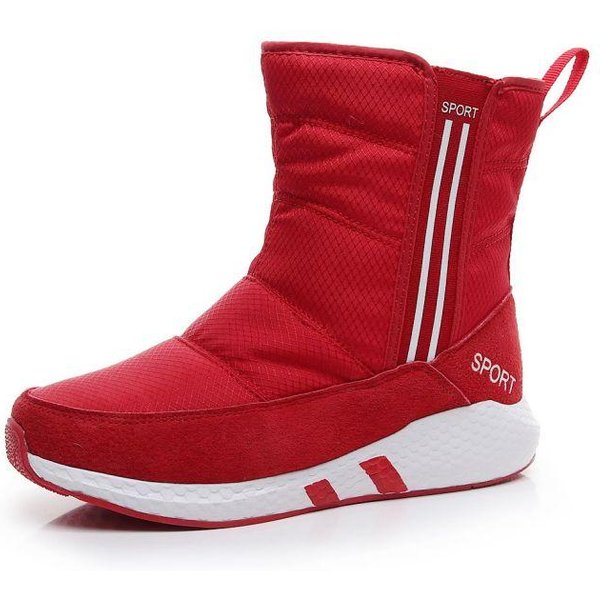 Botas De Invierno Para Mujer Nuevas Botas Cortas De Felpa Para Mujer Botas De Nieve Para Mujer Con Cremallera Impermeables Antideslizantes CáLidas Zapatos De Invierno Para Mujer 36-image