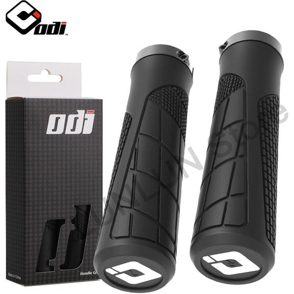 PuñOs De Goma Para Bicicleta Odi Mtb AleacióN Bloqueo Doble Antideslizante Funda Para Manillar Accesorios Para Bicicleta Bmx Ciclismo-image