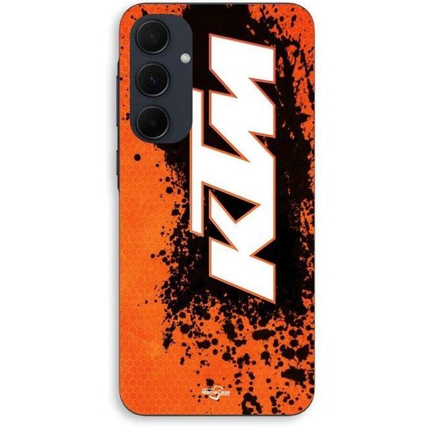 Etui Na Telefon - Maniacase - Samsung Galaxy A55 - Silikonowe - MięKkie - Logo KTM-image